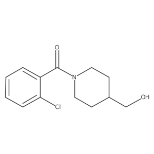 [1-(2-Chlorobenzoyl)piperidin-4-yl]methanol Structure