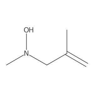 N-methyl-N-(2-methylprop-2-en-1-yl)hydroxylamine Structure