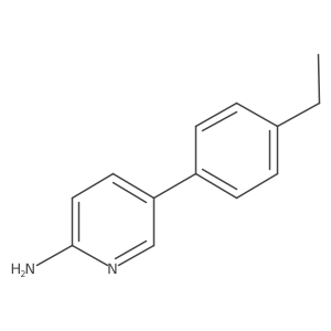 5-(4-Ethylphenyl)pyridin-2-amine结构式
