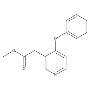 Methyl 4-phenoxy-3-pyridineacetate Structure