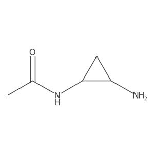 N-(2-aminocyclopropyl)acetamide Structure