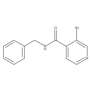 N-Benzyl-3-bromopyridine-4-carboxamide结构式