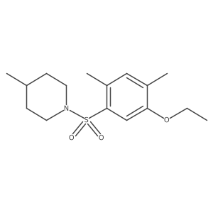 1-[(5-Ethoxy-2,4-dimethylphenyl)sulfonyl]-4-methylpiperidine Structure