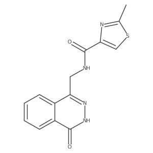 2-methyl-N-((4-oxo-3,4-dihydrophthalazin-1-yl)methyl)thiazole-4-carboxamide Structure