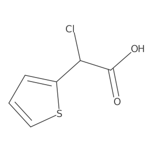 2-Chloro-2-thiophen-2-ylacetic acid Structure