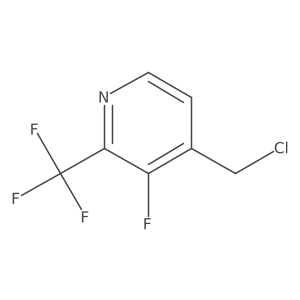 4-Chloromethyl-3-fluoro-2-(trifluoromethyl)pyridine Structure