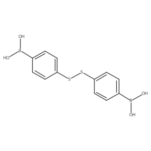 (Disulfanediylbis(4,1-phenylene))diboronic acid Structure