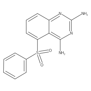 2,4-Diaminoquinazoline,5-phenylsulfonyl Structure