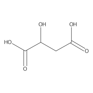 DL-Malic Acid-13C4 Structure