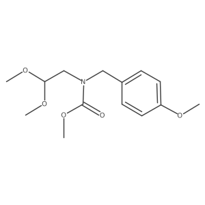Methyl 2,2-dimethoxyethyl(4-methoxybenzyl)carbamate Structure