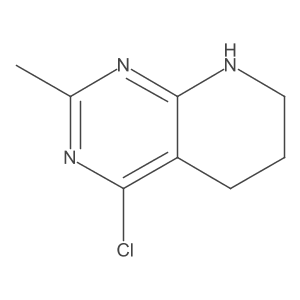 4-Chloro-2-methyl-5,6,7,8-tetrahydropyrido[2,3-D]pyrimidine结构式
