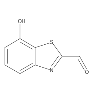 7-Hydroxybenzothiazole-2-carboxaldehyde结构式