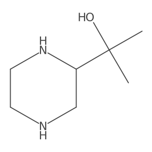 2-(Piperazin-2-yl)propan-2-ol Structure