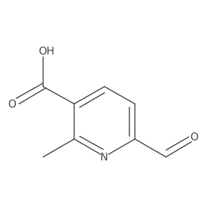 6-Formyl-2-methylnicotinic acid结构式