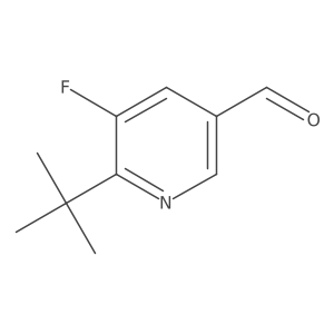 6-(Tert-butyl)-5-fluoronicotinaldehyde结构式