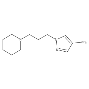 1-[3-(piperidin-1-yl)propyl]-1H-pyrazol-4-amine Structure