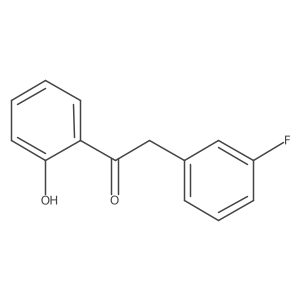 2-(3-Fluorophenyl)-1-(2-hydroxyphenyl)ethanone结构式