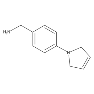 [4-(2,5-dihydro-1H-pyrrol-1-yl)phenyl]methanamine Structure