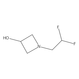 1-(2,2-Difluoroethyl)azetidin-3-ol Structure