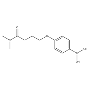 [4-[4-(Dimethylamino)-4-oxobutoxy]phenyl]boronic acid Structure