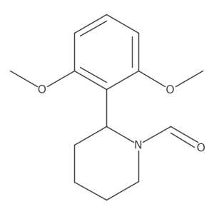 2-(2,6-Dimethoxyphenyl)piperidine-1-carbaldehyde Structure