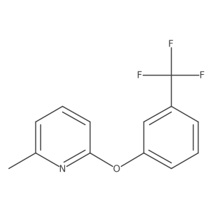 6-[3-(Trifluoromethyl)phenoxy]-2-picoline结构式