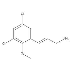 3-(3,5-Dichloro-2-methoxyphenyl)prop-2-en-1-amine Structure
