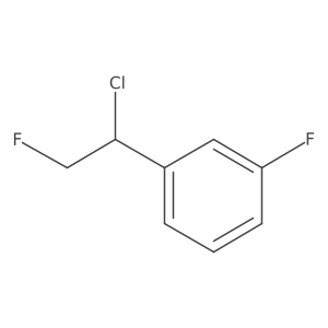 1-(1-Chloro-2-fluoroethyl)-3-fluorobenzene结构式