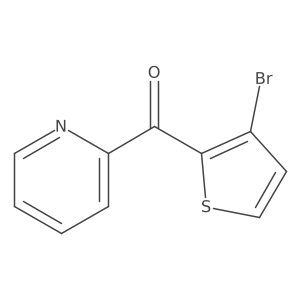 (3-bromo-2-thienyl)-(2-pyridyl)methanone结构式