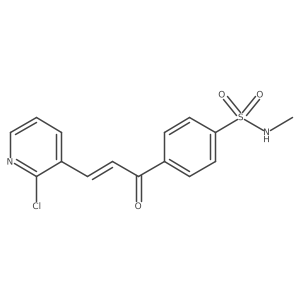 4-[(E)-3-(2-Chloropyridin-3-yl)prop-2-enoyl]-N-methylbenzenesulfonamide Structure