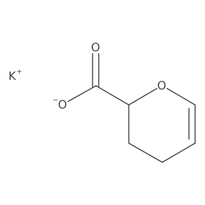 potassium 3,4-dihydro-2H-pyran-2-carboxylate Structure