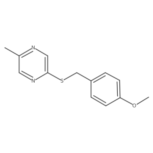 2-((4-Methoxybenzyl)thio)-5-methylpyrazine结构式