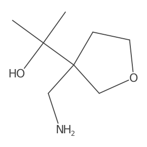 2-[3-(Aminomethyl)oxolan-3-YL]propan-2-OL Structure