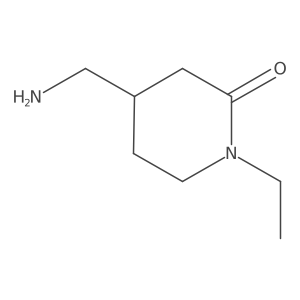 4-(Aminomethyl)-1-ethylpiperidin-2-one结构式