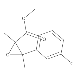 Methyl 3-(3-chlorophenyl)-2,3-dimethyloxirane-2-carboxylate结构式