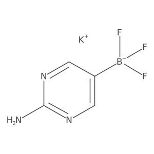 Potassium (2-aminopyrimidin-5-yl)trifluoroboranuide Structure