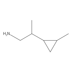 2-(2-Methylcyclopropyl)propan-1-amine结构式