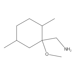 (1-Methoxy-2,5-dimethylcyclohexyl)methanamine结构式