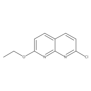 2-Chloro-7-ethoxy-1,8-naphthyridine结构式