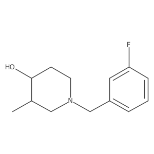 1-(3-Fluorobenzyl)-3-methylpiperidin-4-ol Structure