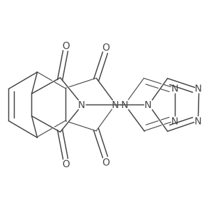 2,6-Di(4H-1,2,4-triazol-4-yl)-3a,4,4a,7a,8,8a-hexahydro-4,8-ethenopyrrolo[3,4-f]isoindole-1,3,5,7(2H,6H)-tetraone Structure