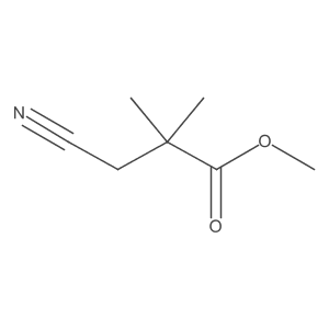 Methyl 3-cyano-2,2-dimethylpropanoate Structure