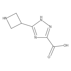 3-(azetidin-3-yl)-1H-1,2,4-triazole-5-carboxylic acid结构式