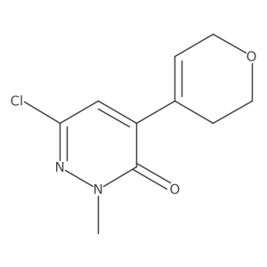 6-chloro-4-(3,6-dihydro-2H-pyran-4-yl)-2-methylpyridazin-3(2H)-one Structure