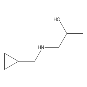 (2S)-1-[(cyclopropylmethyl)amino]propan-2-ol Structure
