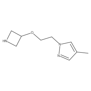 1-[2-(azetidin-3-yloxy)ethyl]-4-methyl-1H-pyrazole Structure