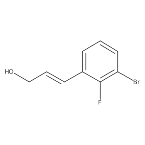 3-(3-Bromo-2-fluorophenyl)prop-2-en-1-ol Structure