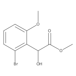 Methyl 2-(2-bromo-6-methoxyphenyl)-2-hydroxyacetate Structure