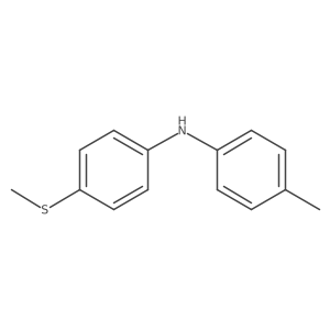 4-Methyl-N-(4-(methylthio)phenyl)aniline结构式