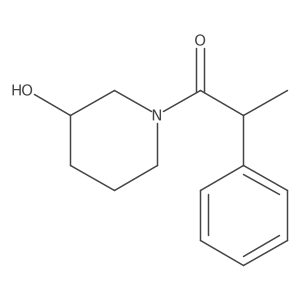 1-(3-Hydroxypiperidin-1-yl)-2-phenylpropan-1-one Structure